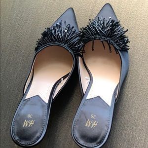 🌸H&M Black Slip On Heels